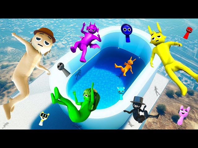 2026 MOMENTS OF GTA 5 Incredibox Sprunki Team x Tunner Crazy Jumps and Fails! [Funny]