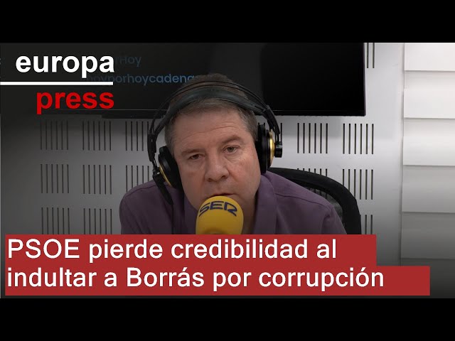 Page asks what credibility PSOE gains against corruption by pardoning Borràs