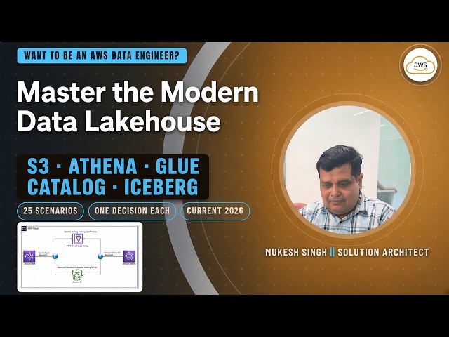 Want to be $50K Earner AWS Data Engineer? Master the Modern Data Lake: S3, Athena, Glue & Iceberg
