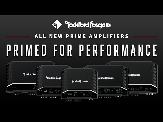 Rockford Fosgate Prime R2 Amplifiers