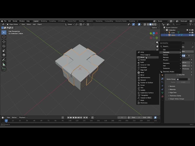 How to Create a Realistic Gift Box in Blender | Beginner Step-by-Step Tutorial 🎁