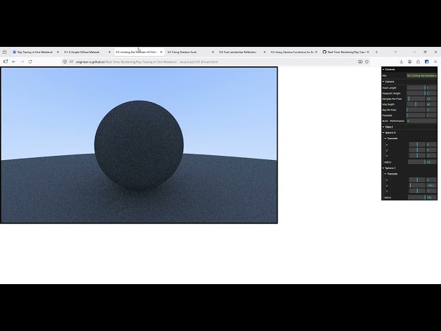 Difference in Diffuse Material in Ray Tracing
