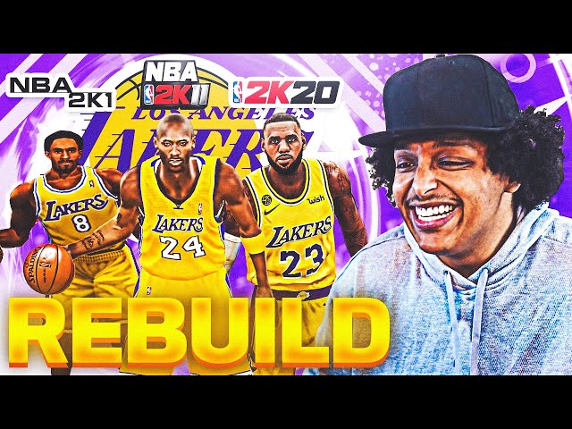 REBUILDING THE LA LAKERS IN EVERY SINGLE NBA 2K GAME...