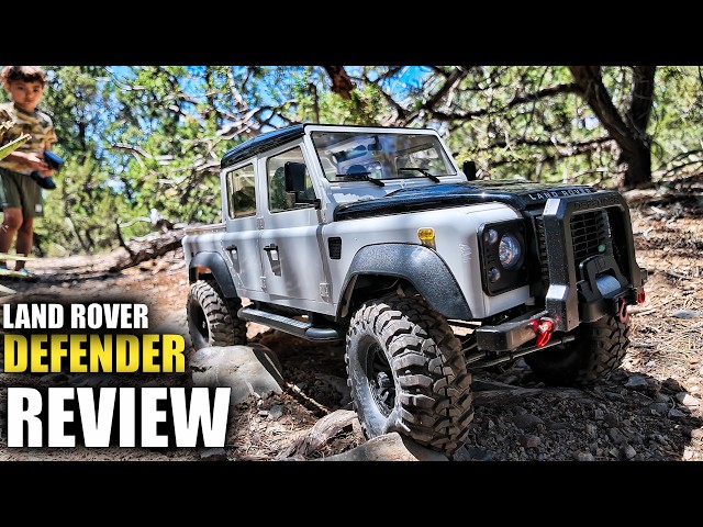 Land Rover Defender Review - Double E 1/8th Scale D110 Rock Crawler RC 4x4 Truck