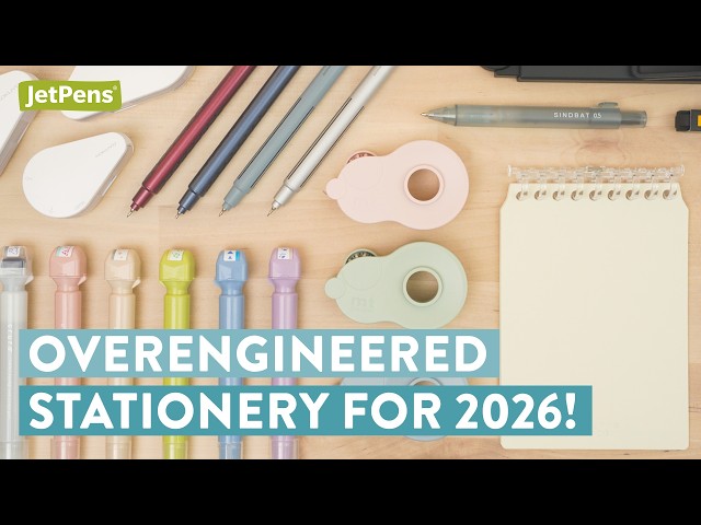 Overengineered Japanese Stationery for 2026 ✍️⚙️
