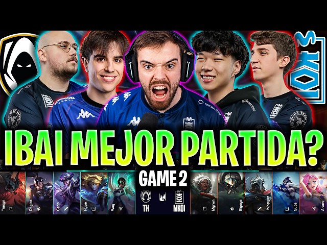 IBAI CASTEA LA MEJOR PARTIDA DE KOI? 😱ROZANDO PLAYOFFS!🔥 | TH vs KOI Game 2 LEC VERANO 2026 IBAI
