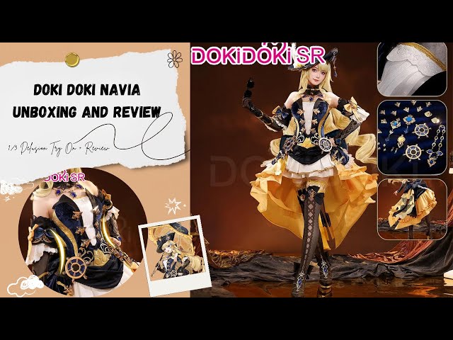 Doki Doki SR Navia Genshin Impact Cosplay Review + Try-On