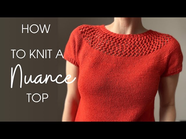 Summer Top That Fits So Good, You’ll Want To Knit Both Versions 🍒 (beginner-friendly)