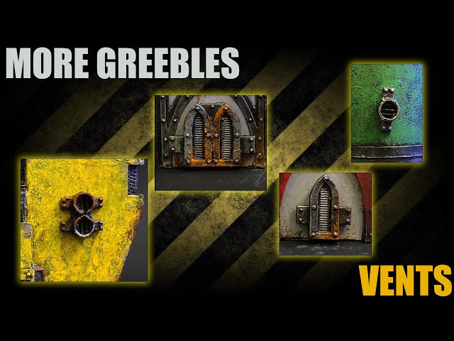 More Greebles! Scratch-Built Industrial Vents for Wargaming Terrain