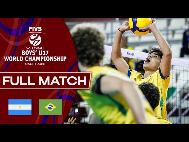 Argentina vs. Brazil - Pool Play | Boys' U17 World Championship - 2026