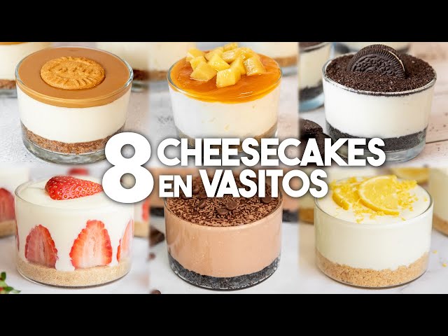 8 Cheesecake Recipes in Cups 🍓 | Easy Desserts in Cups | No-Bake Desserts ❤️