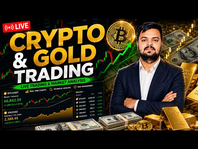 🔴LIVE GOLD TRADING /XAUUSD LIVE /BTCUSDLIVE #crypto #goldtrading #livetrading #gold‪ @tradesesikho