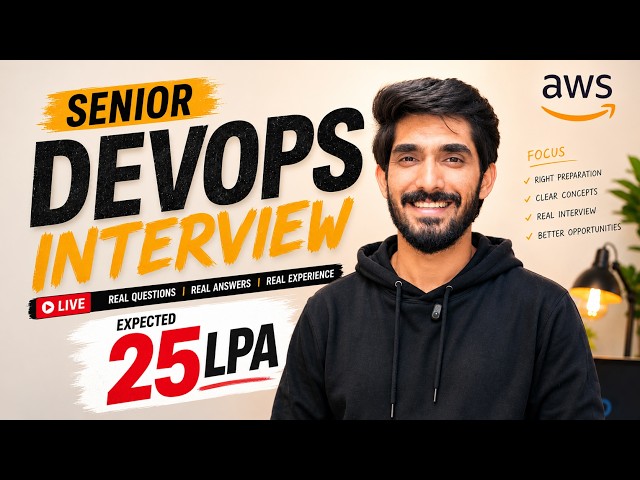 DevOps Live Interview | DevOps | Cloud  | DevSecOps | SRE  #interview #devops #aws #docker #cloud