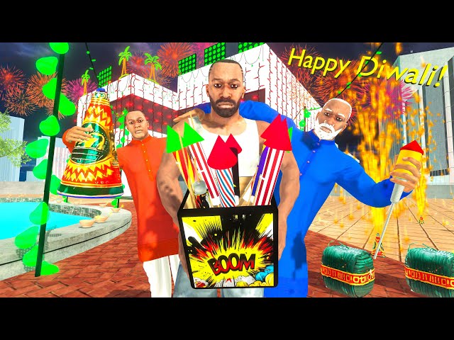 Franklin Celebrate's Diwali in Indian Bike Driving 3D 