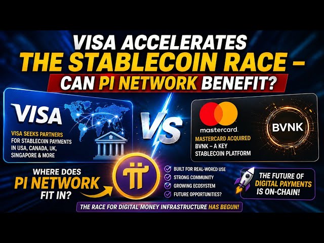 🚀 VISA ACCEPT PI NETWORK STABLECOIN RACE – COULD PI NETWORK BENEFIT FROM THIS TREND?