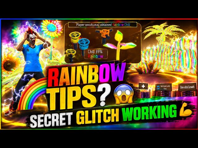 😱 SECRET RAINBOW TRICK! 🌈 NEW TIPS YOU MUST TRY 🔥 | Free Garden 100%WORKING 