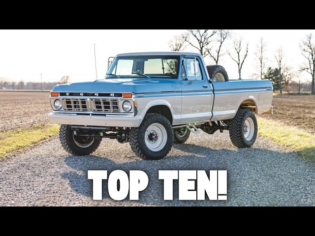 The TOP 10 Dentside Ford Trucks of all Time (BaT)