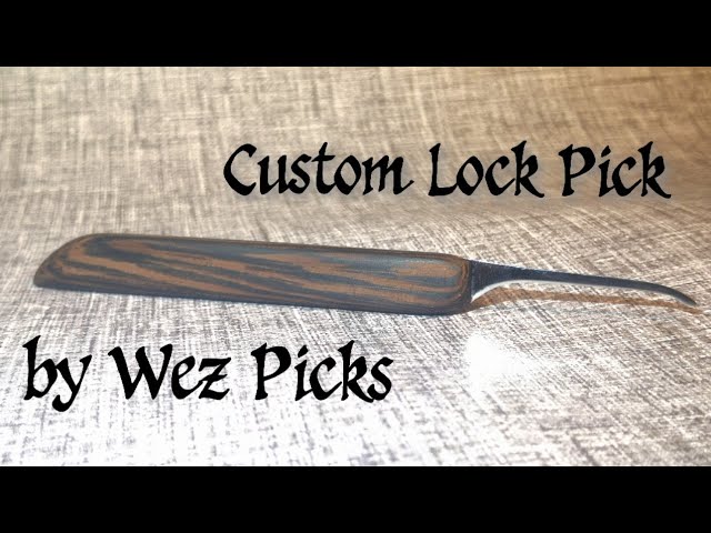 Custom Lock Pick from Wez Picks! :)