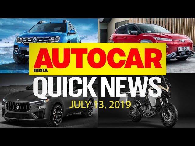 Duster facelift & Hyundai Kona prices, Pulsar 125 and more | Quick News | Autocar India