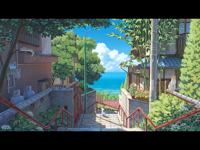warmth of summer 夏の暖かさ 🐈 anime lofi beats