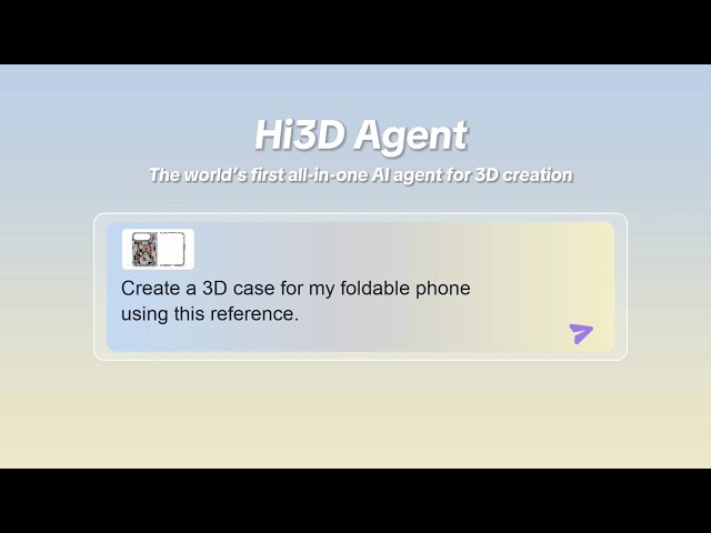 Hi3D Agent: Design a Custom 3D Phone Case