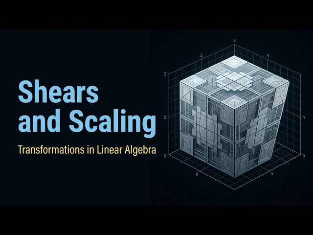 Shears and Scaling Transformations Explained