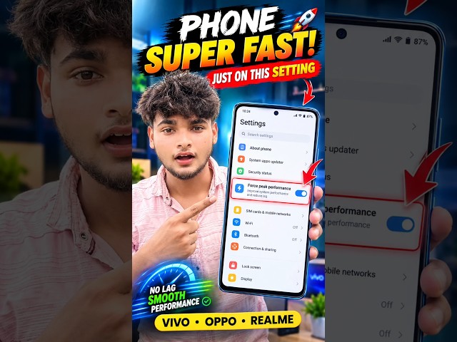 Phone Super Fast! ⚡ Just Turn ON This Setting #phone #tricks #android #tips #youtubeshorts #youtube