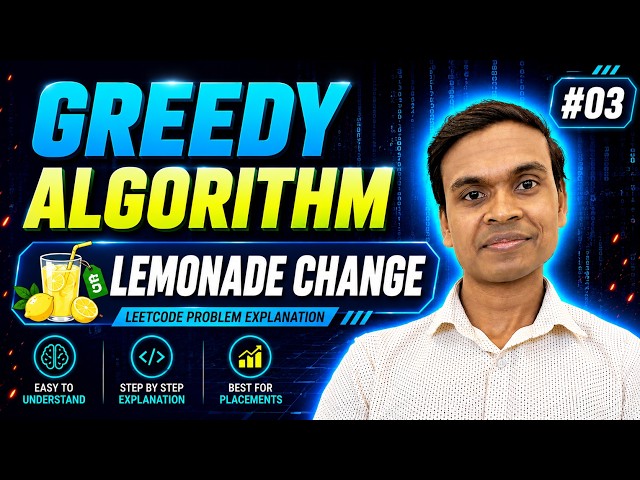Lemonade Change | LeetCode 860 | Greedy Algorithm in Java #03