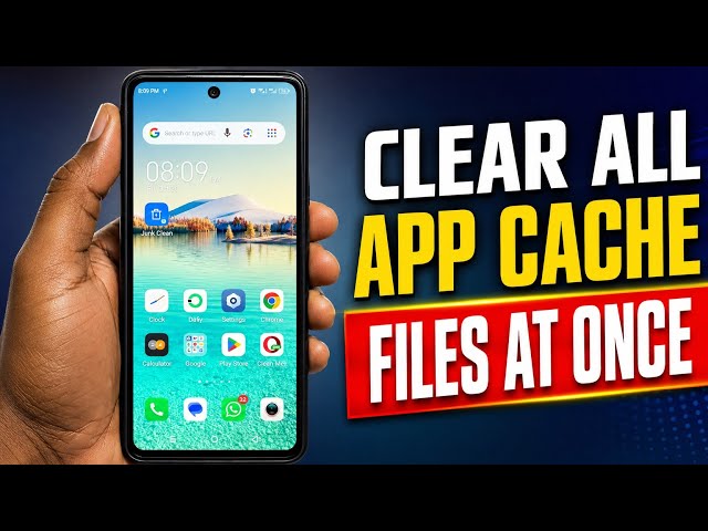 How to Clear All App Cache Files at Once on Android | Free Up Storage & Speed Up Your Phone