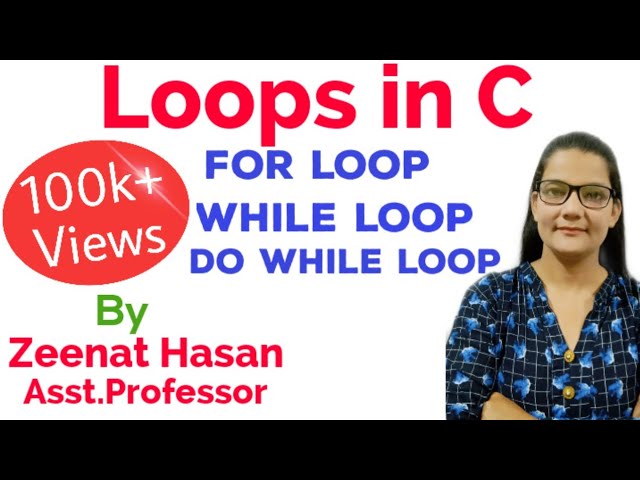 Loops in  C in Hindi  Lec-16|C Programming Tutorial in Hindi