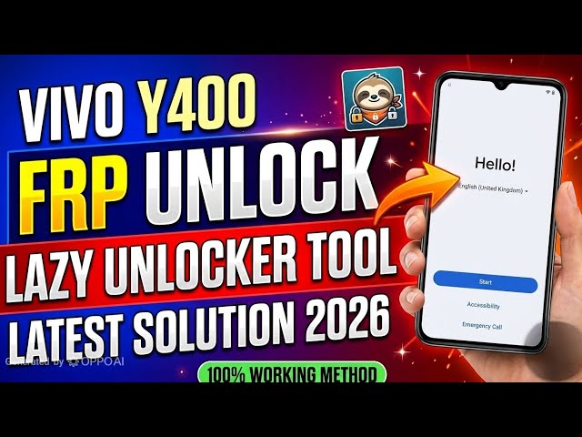 Vivo Y400 FRP Unlock Android 15\16 New Update ONE CLICK Unlock Done@OnlineRepairMobile