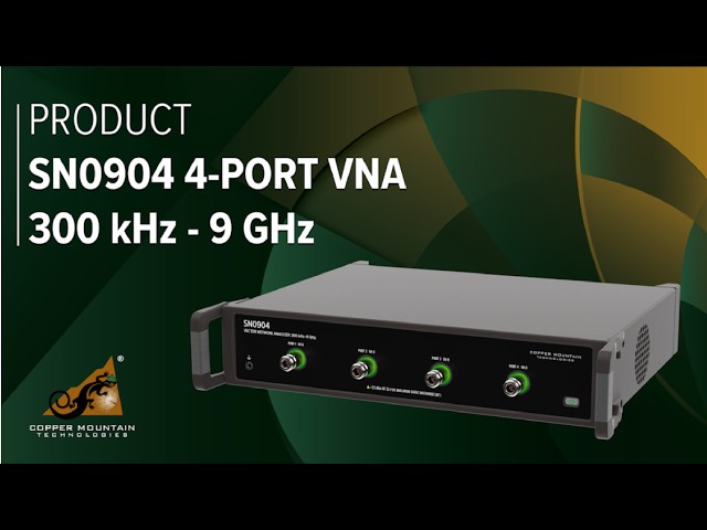 SN0904 4-port Vector Network Analyzer (VNA)