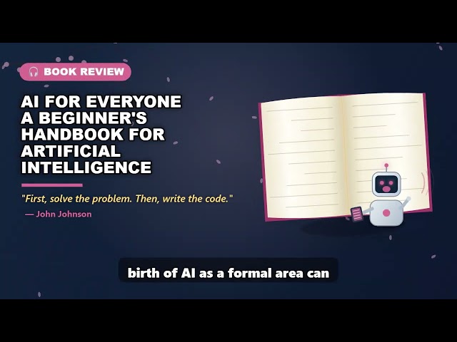 AI For Everyone A Beginner'S Handbook For Artificial Intelligence