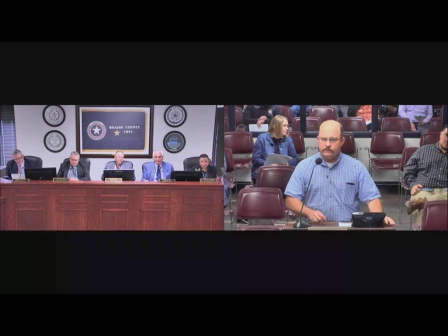Brazos County Commissioners Court - March 24, 2026