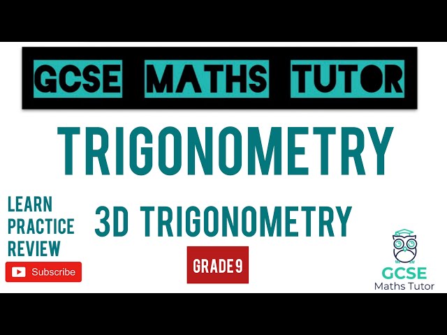 The 5 Hardest 3D Trigonometry Questions (+1 Extra) | Grade 7-9 Maths Series | GCSE Maths Tutor