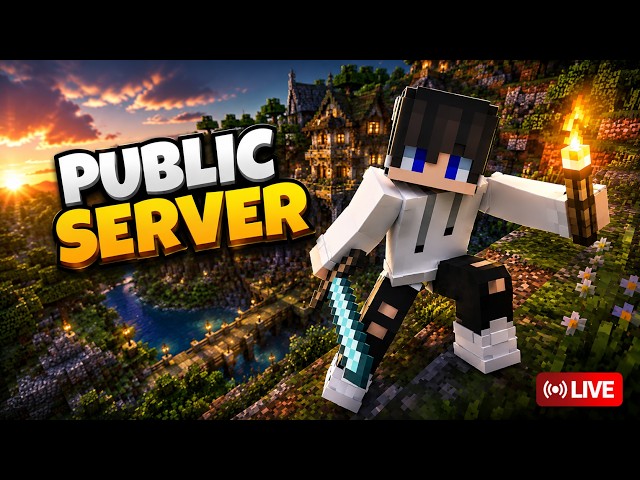 MORNING STREAM | MINECRAFT LIVE | Public SMP | JOIN NOW | 24/7  #minecraft #live