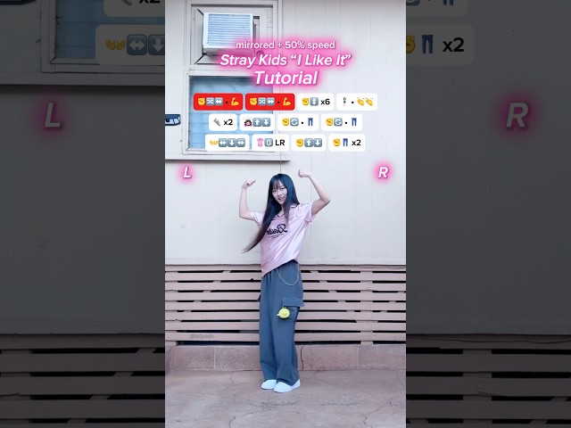 [TUTORIAL] Stray Kids “I Like It” dance 💖 #StrayKids #ILikeIt #kpop #shorts
