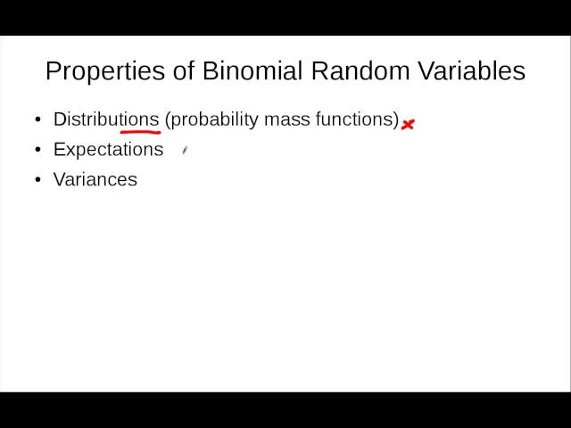 Binomial Random Variables