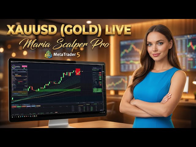 🔴 XAUUSD Live Trading | Gold Forex Signals 24/7 – Maria Scalper 🌸