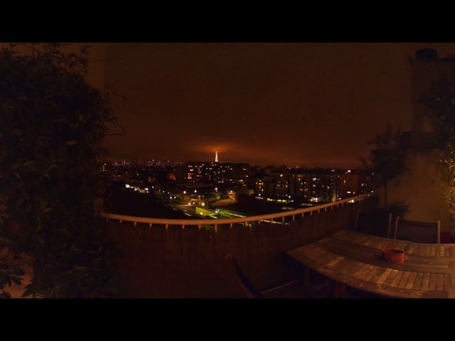 Paris Eiffel Tower by night