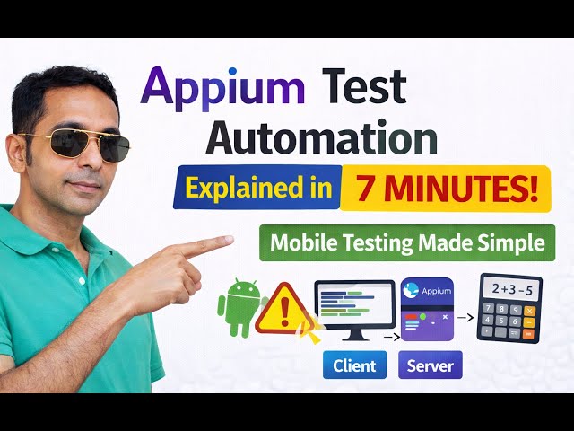 Appium Test Automation Explained in 7 Minutes | Mobile Testing Made Simple