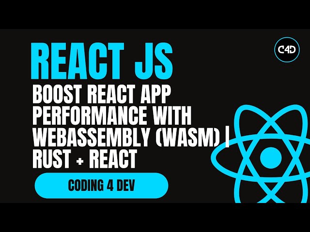 Boost React App Performance with WebAssembly (Wasm) 🚀 | Rust + React Integration Tutorial