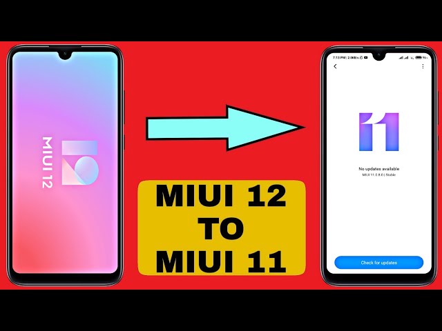 Downgrade MIUI 12 To  Stable MIUI 11 Any Xiaomi Phone || Rollback To MIUI11 From MIUI12