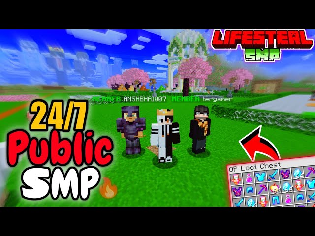 The Best Cracked 💗 LIFESTEAL Smp For Minecraft 1.21+ | 24/7 Online | Java + Mojo | Free To Join 🐣