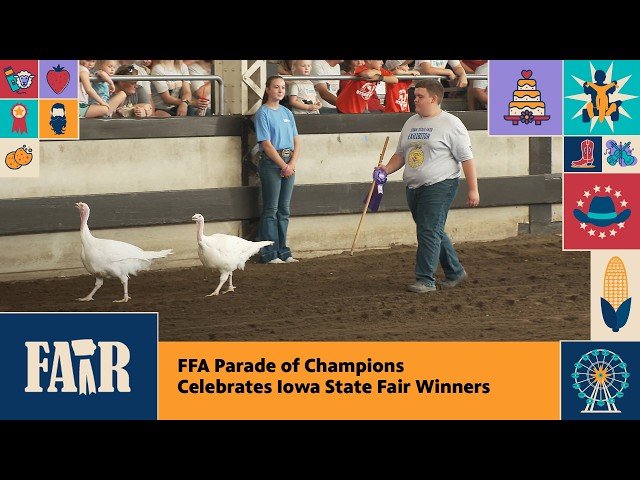 FFA Parade of Champions Celebrates Iowa State Fair Winners – Fair 2026