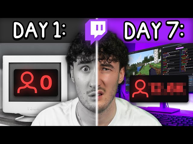 I spent 7 days becoming a Twitch streamer to prove it's not luck