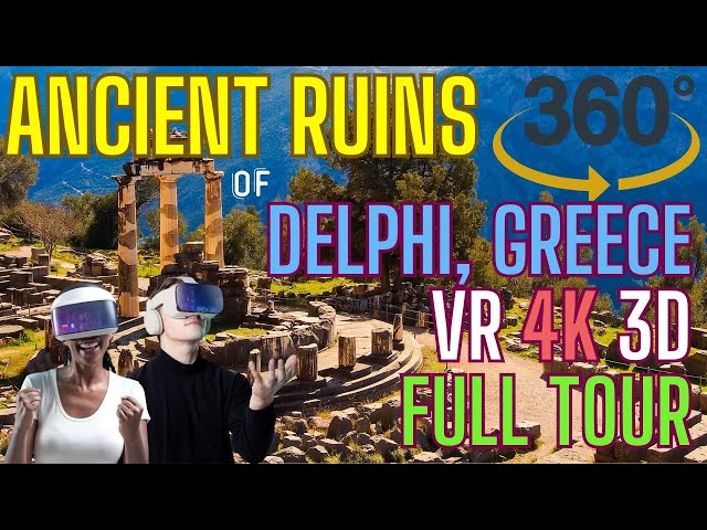 Exploring Ancient Delphi: Journey Through the Center of the Ancient World | 4K 3D 360° VR Experience