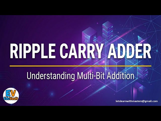 Ripple Carry Adder Explained | The Easiest Multi-Bit Addition Tutorial