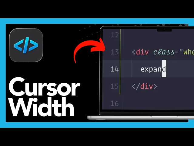 How to Adjust Cursor Width in Visual Studio Code