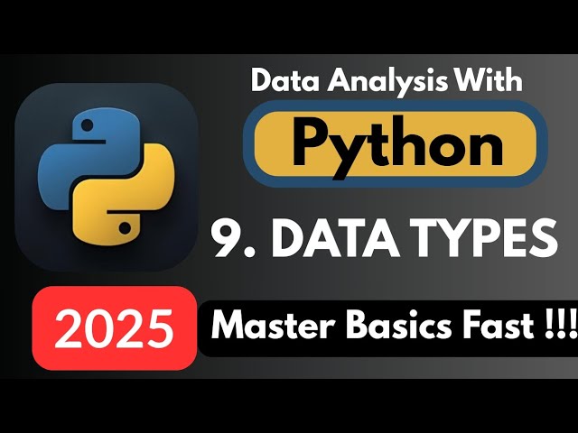 Python Data Types Tutorial | Learn Python step by step